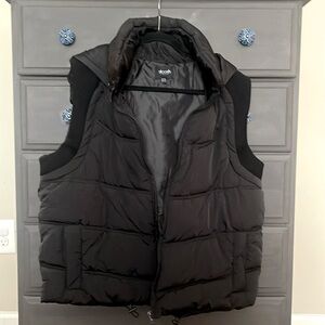 Stoosh Premium Black Puffer Best with Hood